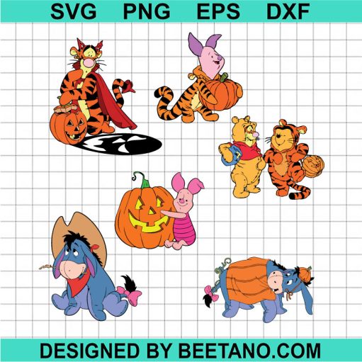 Winnie The Pooh Halloween Costume SVG Bundle
