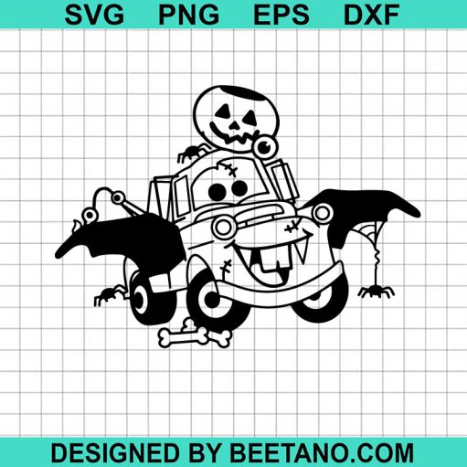 Halloween Tow Mater Disney Cars Svg