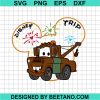 Tow Mater Cars Disney Trip Svg