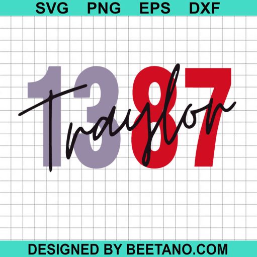 1387 Traylor Taylor Swift And Travis Kelce SVG