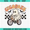 Cycopath Retro Ghost Halloween Svg