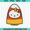 Hello Kitty Halloween Candy Corn Svg