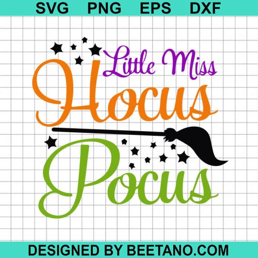 Little Miss Hocus Pocus Svg