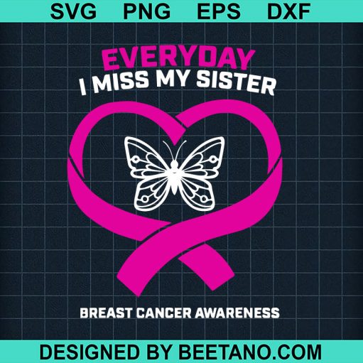 Breast cancer sister SVG