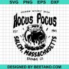 Hocus Pocus Salem Massachusetts Svg