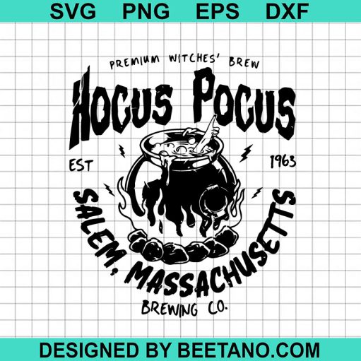 Hocus Pocus Salem Massachusetts SVG