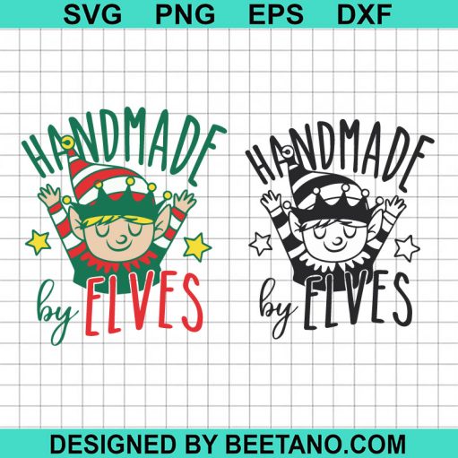 Handmade By Elves Svg Bundle