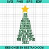 The Eras Tour Christmas Tree Svg
