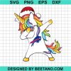 Dabbing Unicorn Buffalo Bills Christmas Svg