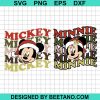 Vintage Mickey Minnie Merry Christmas Svg