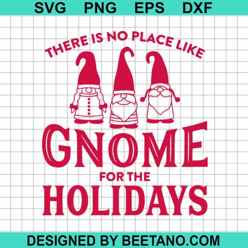 There is no place like Gnome for the holidays SVG