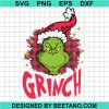 Grinch Buffalo Plaid Christmas Svg