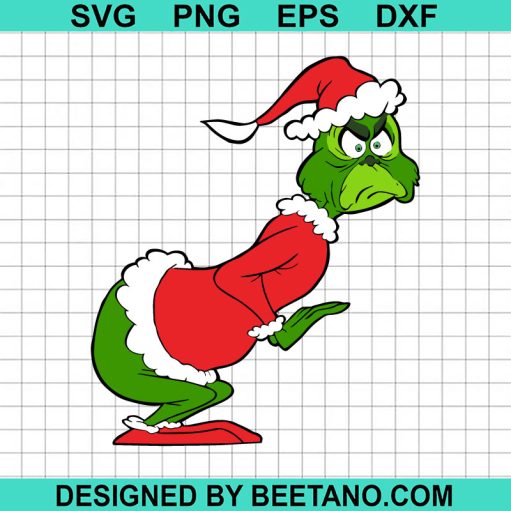 Grumpy Grinch funny SVG