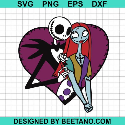 Jack Skellington And Sally Svg