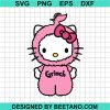 Pink Hello Kitty Grinch Svg