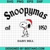 Retro Snoopymas Daisy Hill Svg