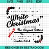 White Christmas Movie Winter 1954 Svg
