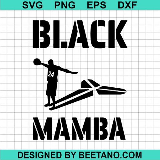 Black Mamba Kobe Bryant SVG
