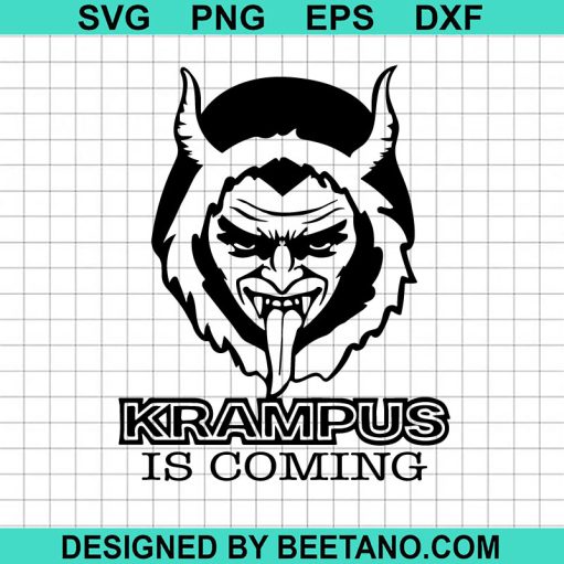 Krampus is coming christmas SVG