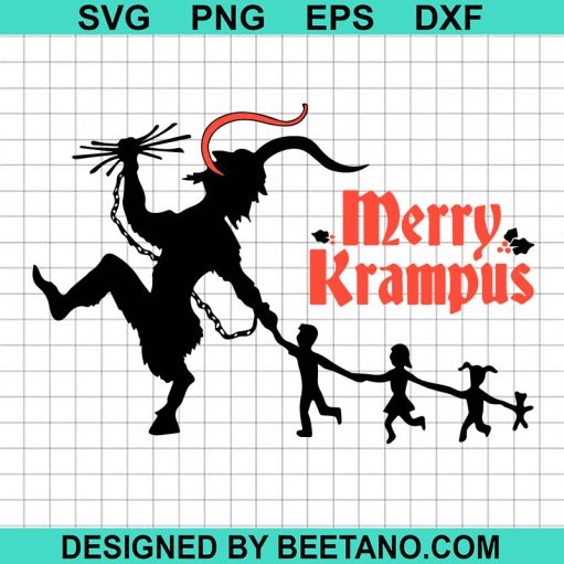 Merry Krampus christmas SVG