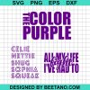 The Color Purple Movie Bundle Svg
