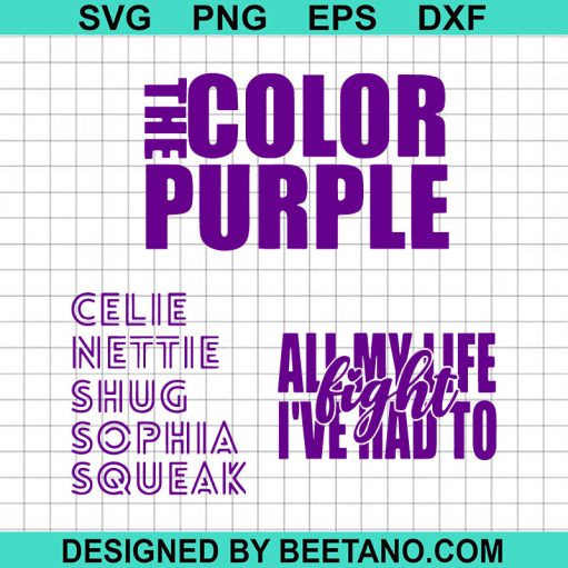 The Color Purple Movie Bundle SVG