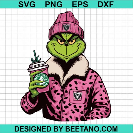 Carhartt Grinch Starbucks Coffee Las Vegas Raiders NFL SVG