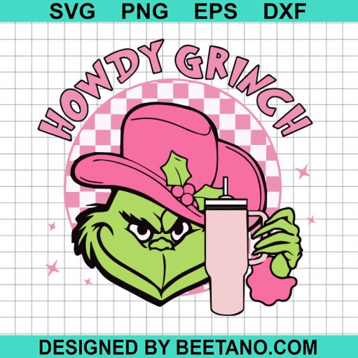 Wowdy Grinch cowboy SVG