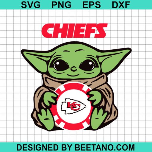 Baby Yoda KC Chiefs SVG