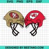 San Francisco 49Ers Vs Kc Chiefs Super Bowl Svg