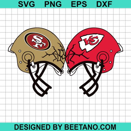 San Francisco 49ers Vs KC Chiefs Super Bowl SVG