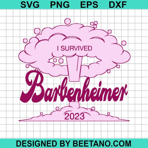 I Survived Barbenheimer 2023 SVG