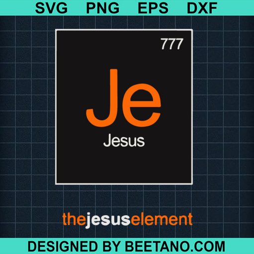 Jesus Chemistry Element SVG