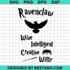 Ravenclaw Wise Intelligent Creative Witty Svg