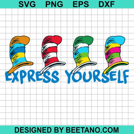Dr seuss Hat Express yourself SVG