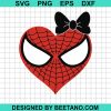 Spider Man Heart Face Svg