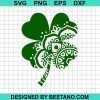 Mandala Four Leaf Patrick Day Svg