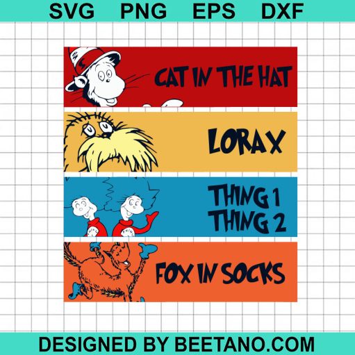 Cat in the hat Lorax SVG