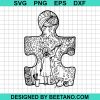 Piece Autism Girl Drawing Svg