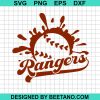 Rangers Baseball Svg