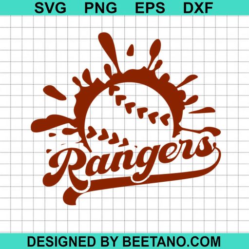 Rangers Baseball SVG