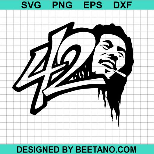 Bob Marley 420 Cannabis SVG