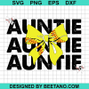 Sport Auntie With Bow Svg