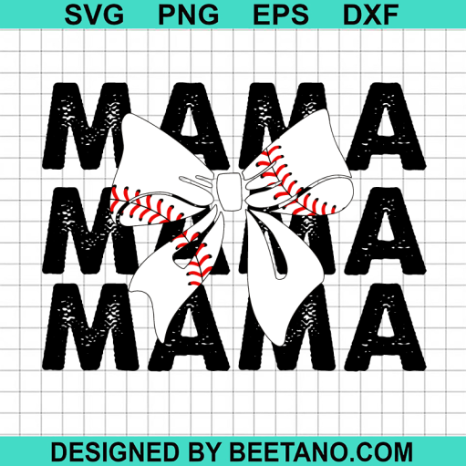 Sport Mama With Bow SVG