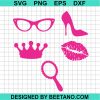 Barbie Doll Set Svg