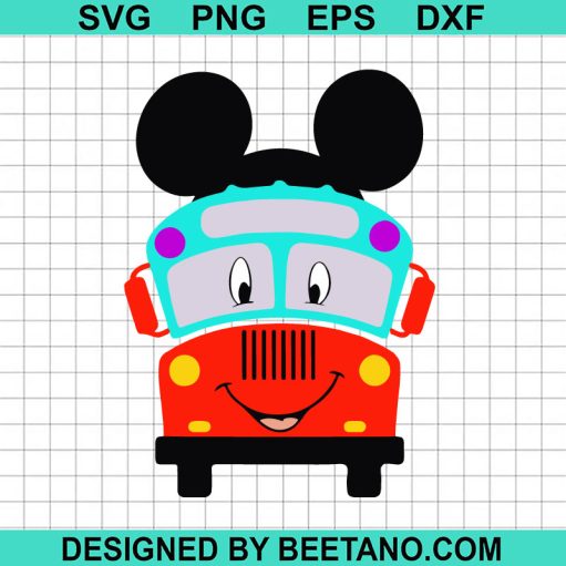 Bus Driver Mickey head SVG