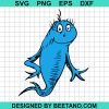 Blue Fish Dr Seuss Svg