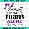 In This Family No One Fights Alone Lupus Awareness Svg