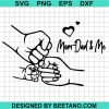 Mom Dad And Me Fist Bump Svg