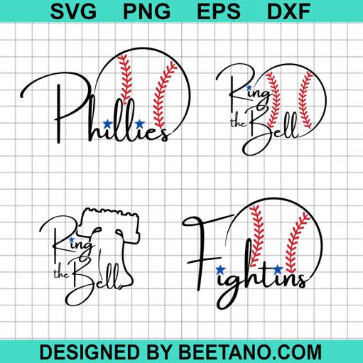 Phillies Baseball Bundle SVG
